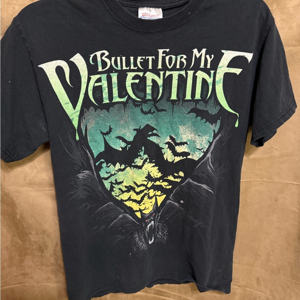 Bullet for my valentine band Black Graphic T-Shirt 2000s